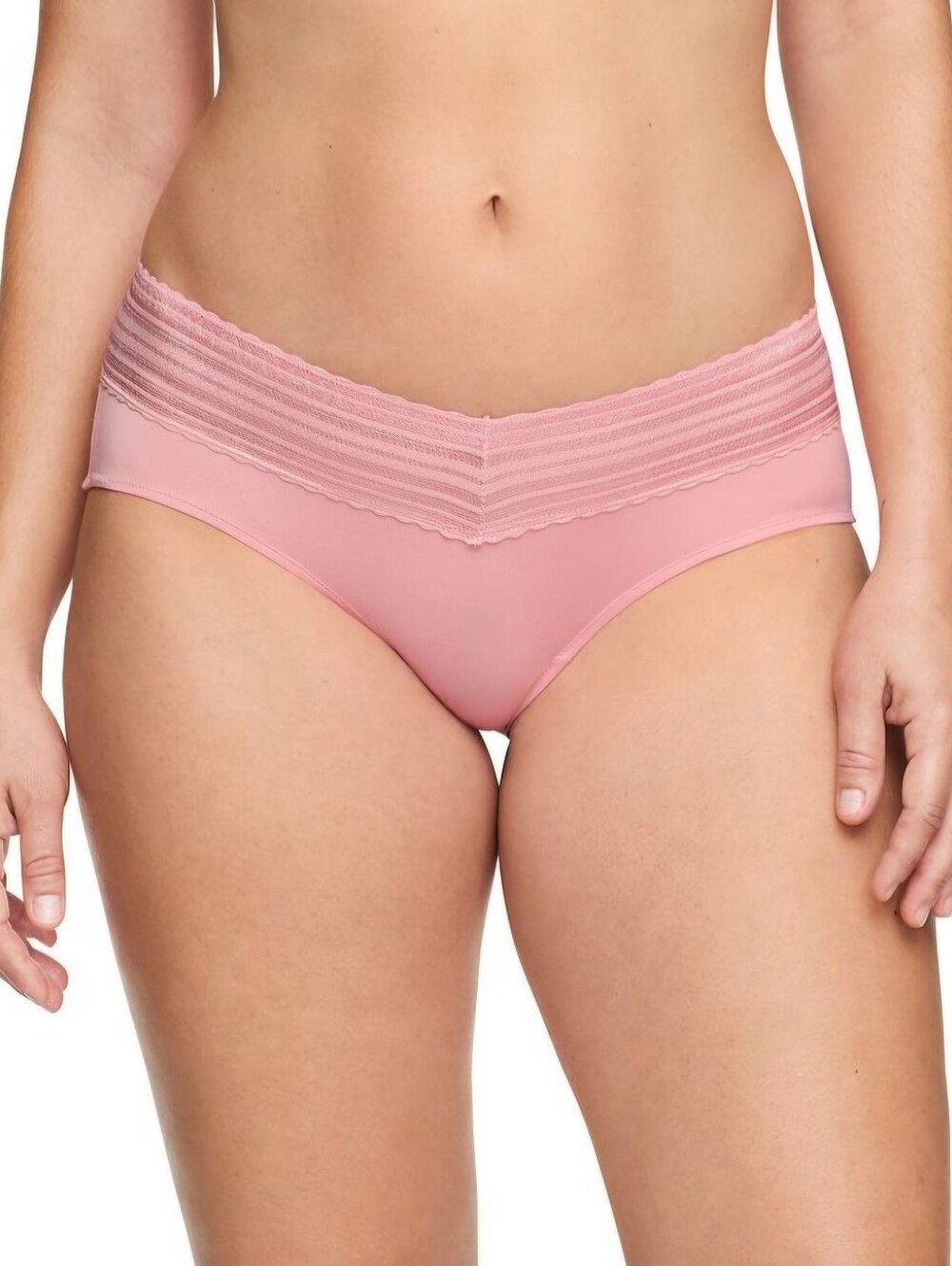 Warner's Womens Hipster Panties size 2XL (9) Pink Rose No Pinching No Problem